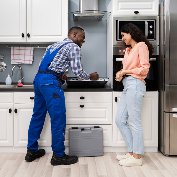 can you provide an estimate for cooktop repair before beginning any work in Marshan MN